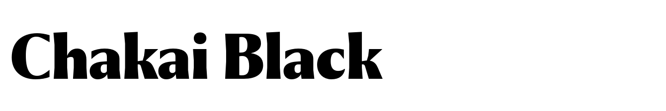 Chakai Black